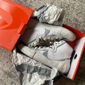 Nike x sacai Blazer Mid "Triple White" sneakers